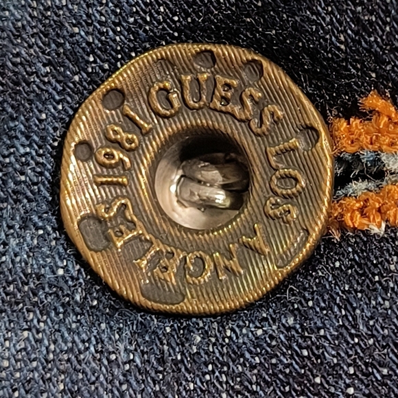 Guess Men's 31 Blue Ultra Low Boot Cut Jeans - Picture 7 of 12